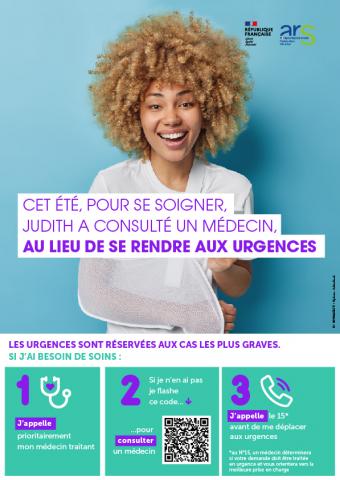 Besoin de soins cet été? Je consulte d’abord un médecin.