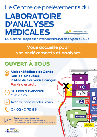 Centre de prélèvements - Laboratoire d'analyses médicales Gap