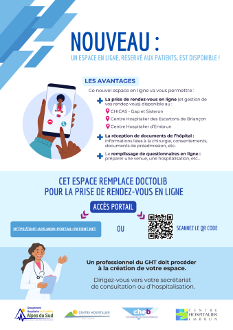 Nouvel espace patient