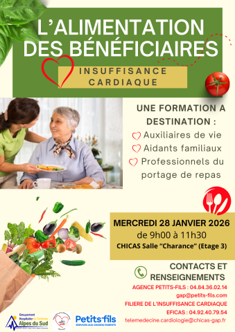 Evènement : l'alimentation des bénéficiaires