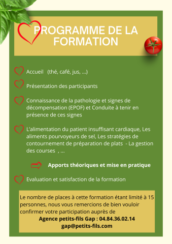 Programme l'alimentation des bénéficiaires