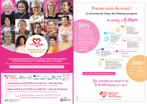 affiche coeur des femmes chicas 