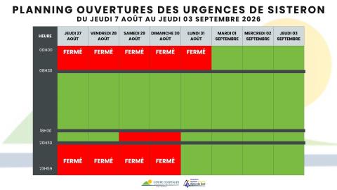 calendrier-ouverture-urgences-sisteron-jeudi-27-aout-au-jeudi-03-septembre-2026