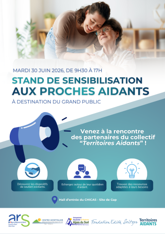 Stand de sensibilisation proche aidants - 30 juin 2026