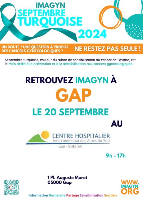 affiche IMAGYN septembre turquoise 2024 gap