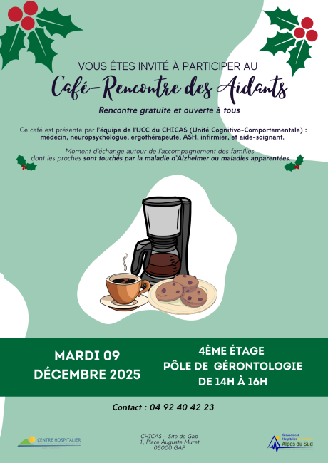 Café des aidants - 09 décembre 2025