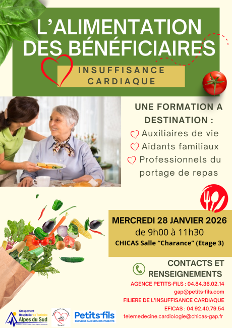 Evènement : l'alimentation des bénéficiaires